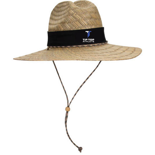 Straw Sun Hat w/ Adjustable Cord